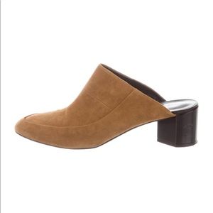Pierre Hardy Brown Suede Heels Mules